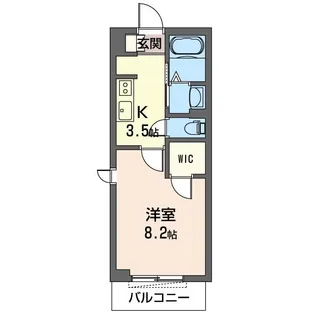 ラピス アウラ【2階】の間取り