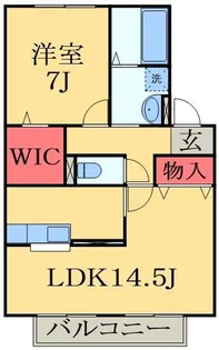 レインボータウン東山【2階】の間取り