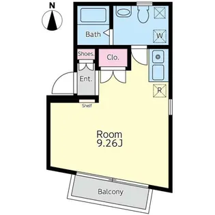 コスモAoi神楽坂【2階】の間取り