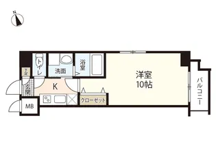 TREAT Otemachi【9階】の間取り
