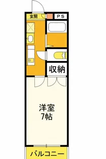 ハイムサニーエステート【2階】の間取り