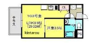 金太郎ヒルズ175【1階】の間取り