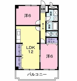メーゾントリイ【3階】の間取り