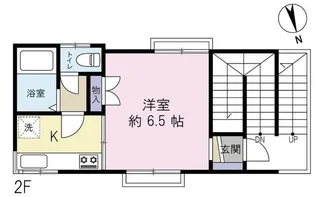 クロノス大森【2階】の間取り
