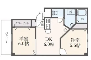 ベルブランシュ【2階】の間取り