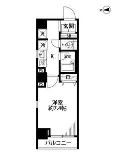 ユニフォート浅草【6階】の間取り