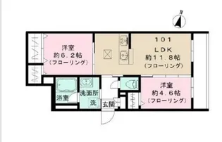 アレグリア【1階】の間取り