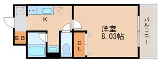 アスコット木ノ下【2階】の間取り