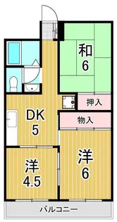 アーバンハイツ飯野【2階】の間取り