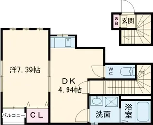 Reve西明石【2階】の間取り