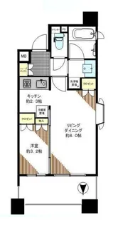 ダイナシティ新中野【6階】の間取り