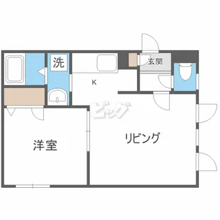 ルミエール西町【2階】の間取り