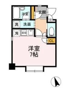 メゾンセノーテ【5階】の間取り