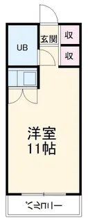 グレイス第6マンション【3階】の間取り