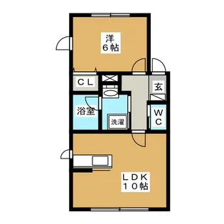 ミーティア【2階】の間取り