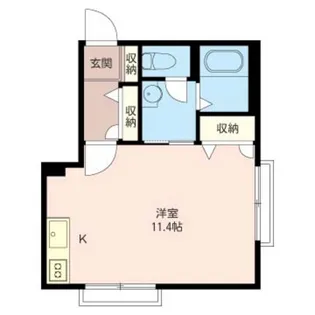 メゾン花水木目白S館【1階】の間取り