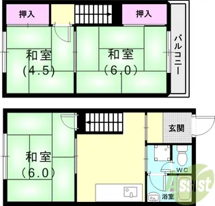 ファミーユヤノ3号棟の間取り