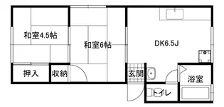 サンハイツ西山【2階】の間取り