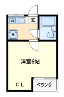サニーライフ市川【1階】の間取り