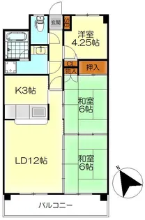 第3阿賀中央ハイツ【5階】の間取り