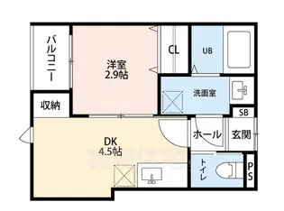ルノーア寺塚【2階】の間取り