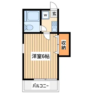 原田ハイツ【2階】の間取り
