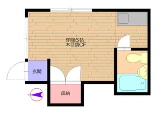 ルミエールIIB棟【1階】の間取り
