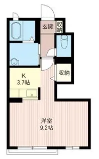 シャーメゾン樹光【1階】の間取り