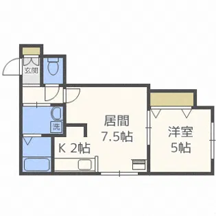 レストヒルズ栄通【3階】の間取り