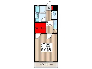 ヴィクトワ-ル【2階】の間取り