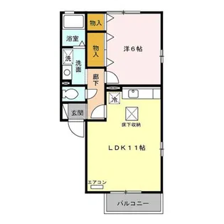 リビングタウン旭 C【1階】の間取り