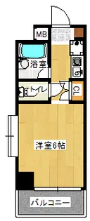 サンライフキャンパスピア【3階】の間取り