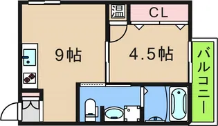 Fmaisn北加賀屋III番館【1階】の間取り