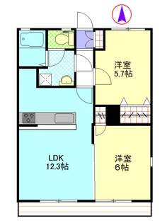 サンヒルズ有山【2階】の間取り