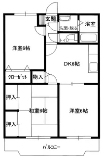 熊本県八代市鏡町上鏡【マンション】の間取り