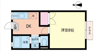 メロディ妻田III【1階】の間取り