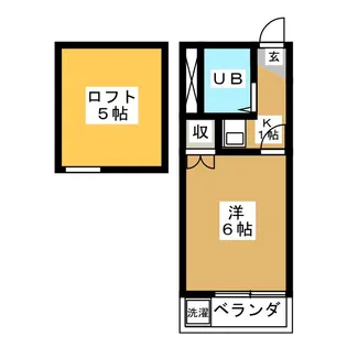 東京都中野区沼袋2【アパート】の間取り