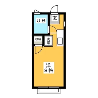 オークハイツ【1階】の間取り