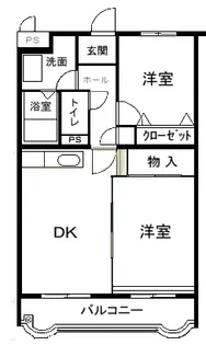 クリスタルパレス【1階】の間取り