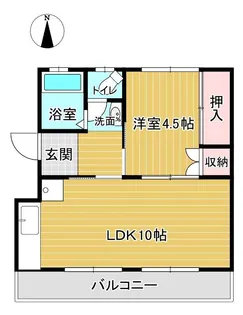 山本ビル【4階】の間取り