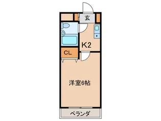 ライオンズマンション府中さくら通り【2階】の間取り