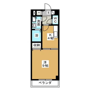 VILLA COURT【4階】の間取り