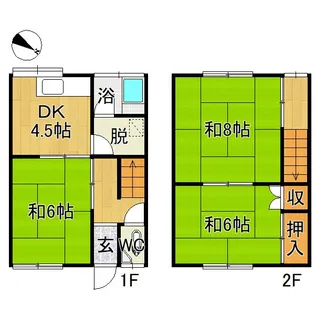 青森県弘前市大字松ケ枝5【一戸建】の間取り