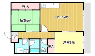 レジュイール泉【4階】の間取り