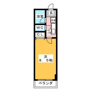 M&Mコガネ【5階】の間取り