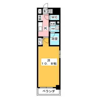 Chelsea Hatta【3階】の間取り