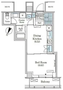 メルクマール京王笹塚レジデンス【10階】の間取り