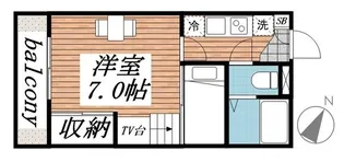 スカイパレス【1階】の間取り