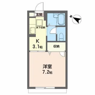 グレースハイム【1階】の間取り