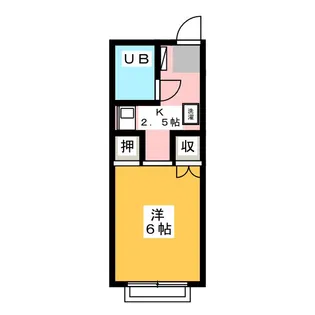 メイゾン東山【1階】の間取り